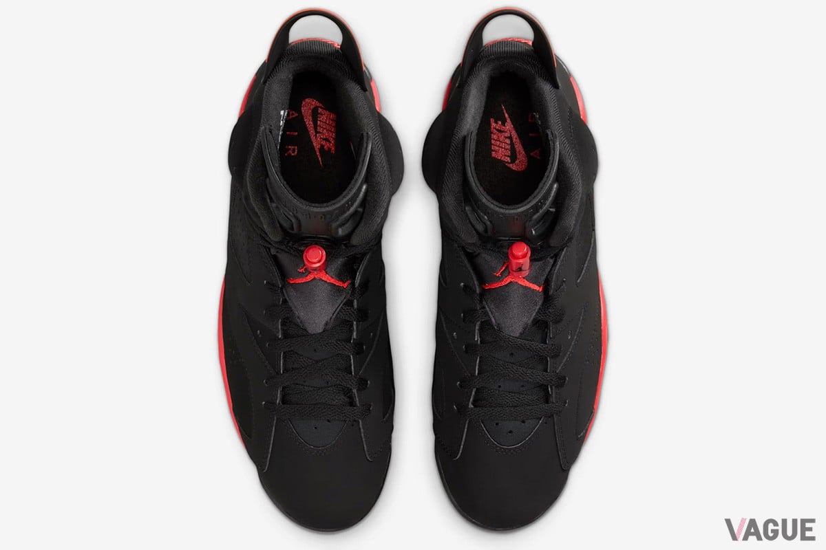 「エア ジョーダン 6」の誕生35周年を記念してリリースされる幻のカラー“インフラレッド セールスマン”