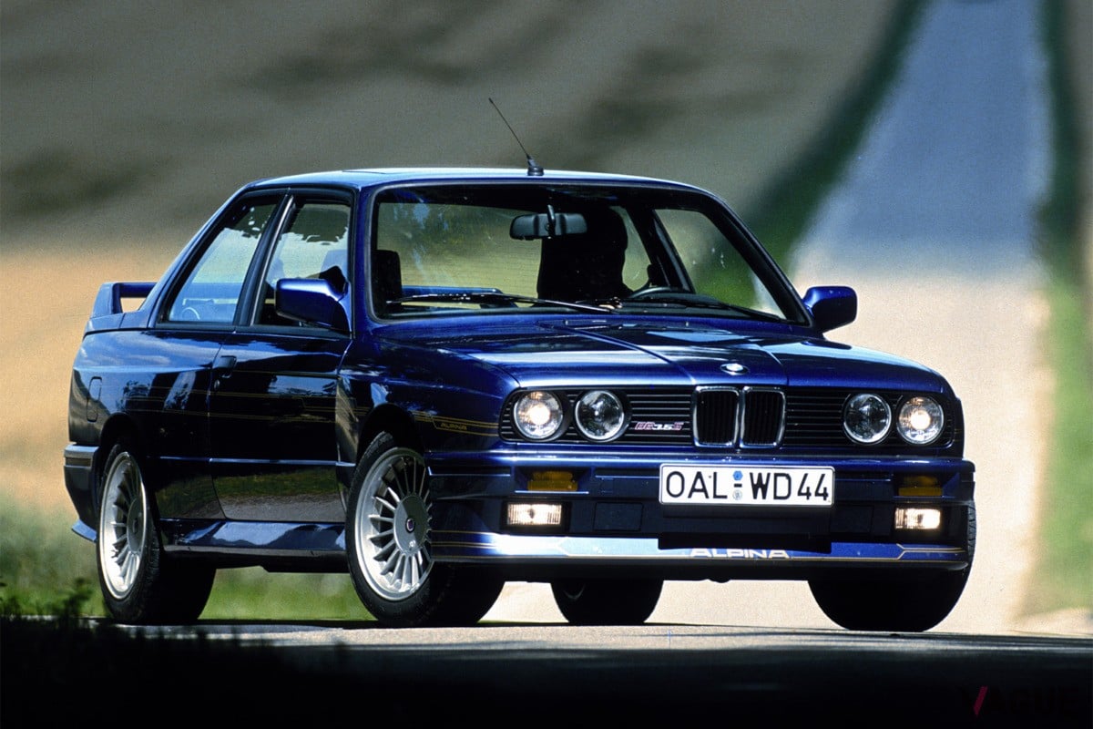E30型の高性能モデル「M3」をベースとしたアルピナ「B6 3.5S」は1987年に登場