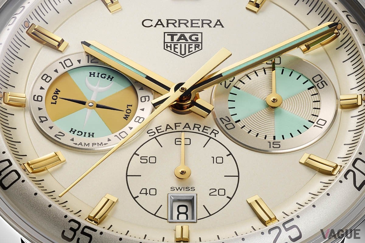 1949年誕生した潮汐計測ウォッチ「シーファーラー」にインスピレーションを得た「タグ・ホイヤー カレラ クロノグラフ シーファーラー」