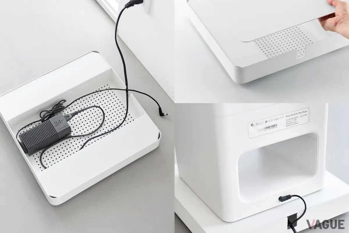 電源コードはもちろん、大型の電源タップなどもまとめて収納できる。使い方も簡単で、それらをボックス構造内に入れたら、上から蓋をするだけ。