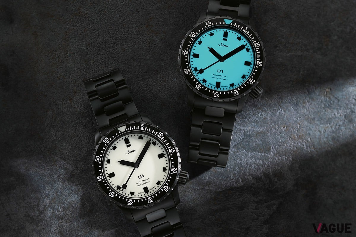 堅牢なUボート・スチールと100気圧防水に加えて、神秘的な全面発光ダイアルを採用した「Sinn U1 S L」。世界300本という希少性もマニア心を刺激する