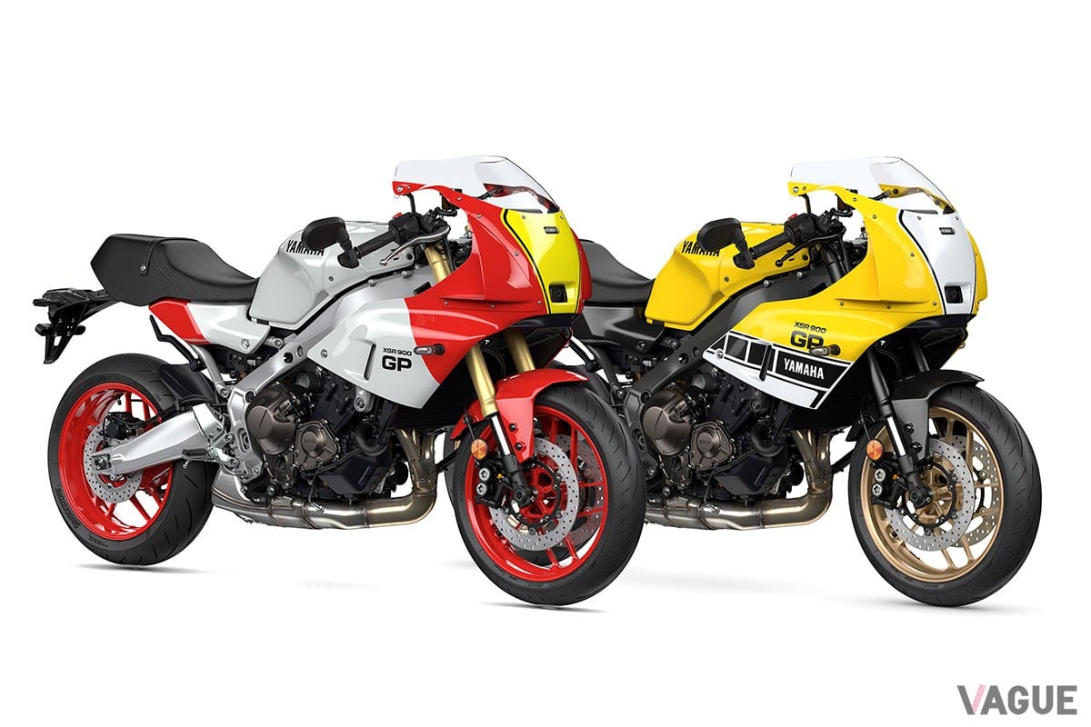 “USインターカラー”を想起させる新色“イエロー”と継続色“ホワイト”がそろったヤマハ「XSR900 GP ABS」
