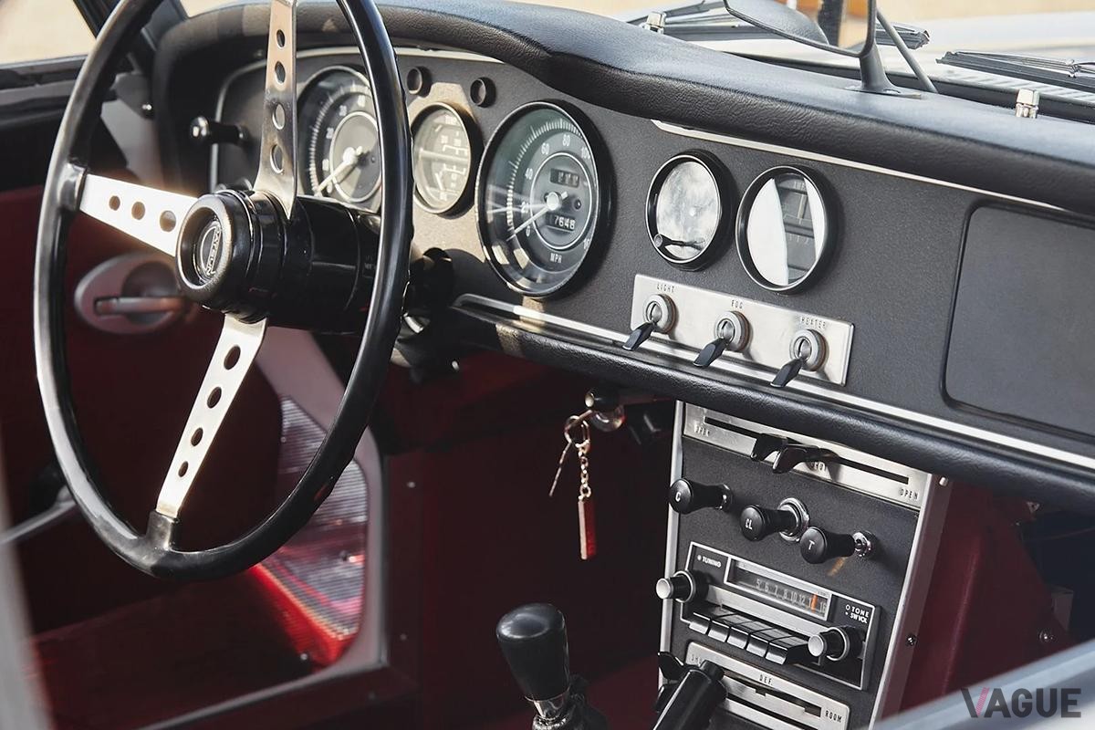 オークションに出品される予定の1967年式ダットサン「2000スポーツ」(c)BROAD ARROW Auctions