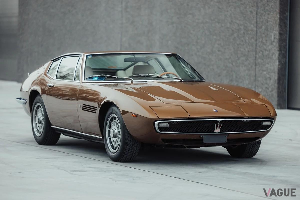 オークションに出品予定の1969年式マセラティ「ギブリ4.7クーペ」(c)BROAD ARROW Auctions