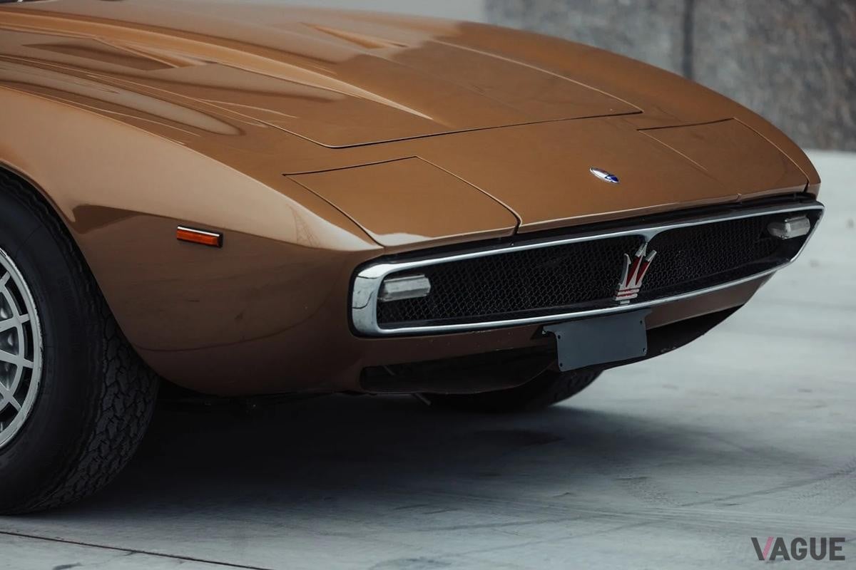 オークションに出品予定の1969年式マセラティ「ギブリ4.7クーペ」(c)BROAD ARROW Auctions