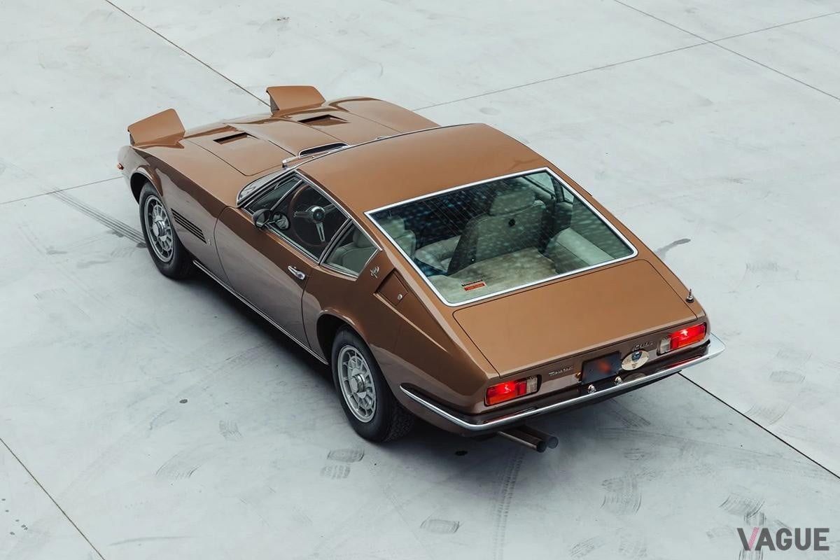 オークションに出品予定の1969年式マセラティ「ギブリ4.7クーペ」(c)BROAD ARROW Auctions