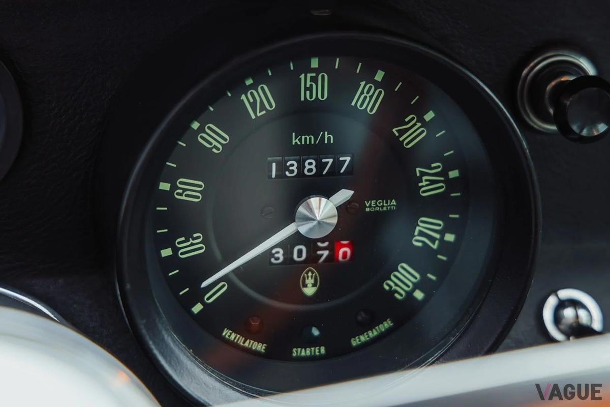 オークションに出品予定の1969年式マセラティ「ギブリ4.7クーペ」(c)BROAD ARROW Auctions