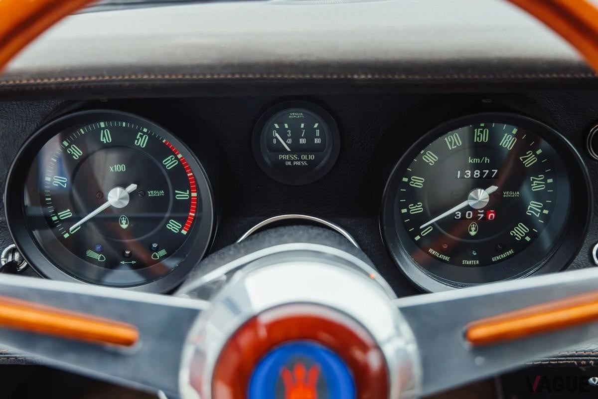 オークションに出品予定の1969年式マセラティ「ギブリ4.7クーペ」(c)BROAD ARROW Auctions