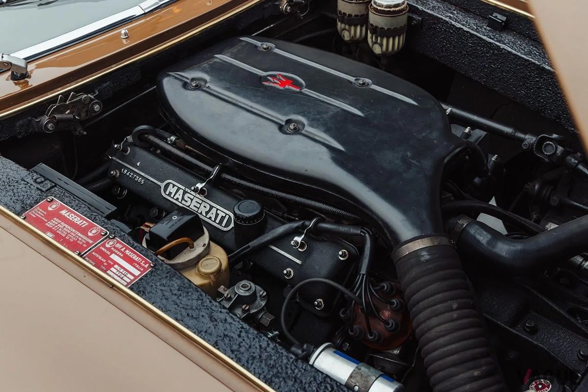 オークションに出品予定の1969年式マセラティ「ギブリ4.7クーペ」(c)BROAD ARROW Auctions