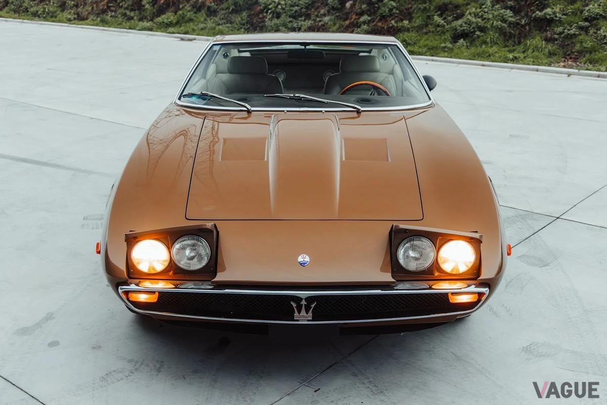 オークションに出品予定の1969年式マセラティ「ギブリ4.7クーペ」(c)BROAD ARROW Auctions