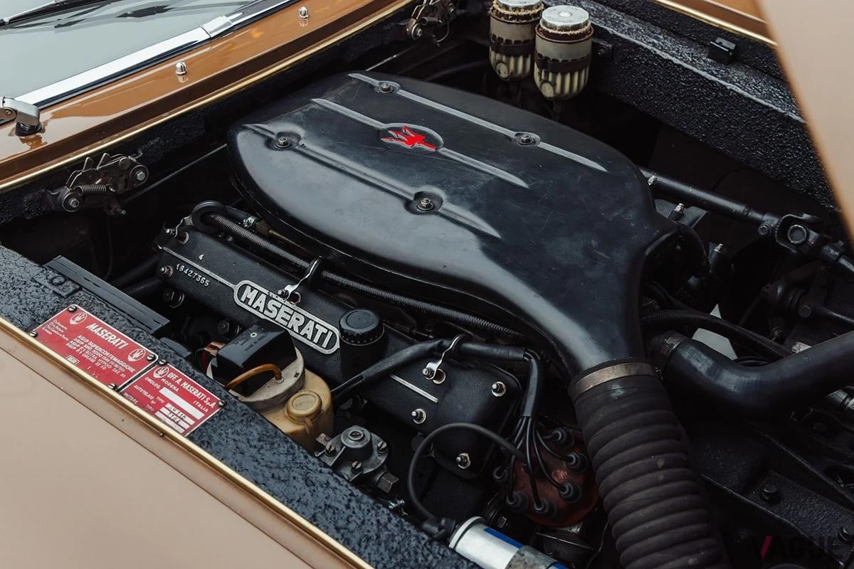 オークションに出品予定の1969年式マセラティ「ギブリ4.7クーペ」(c)BROAD ARROW Auctions