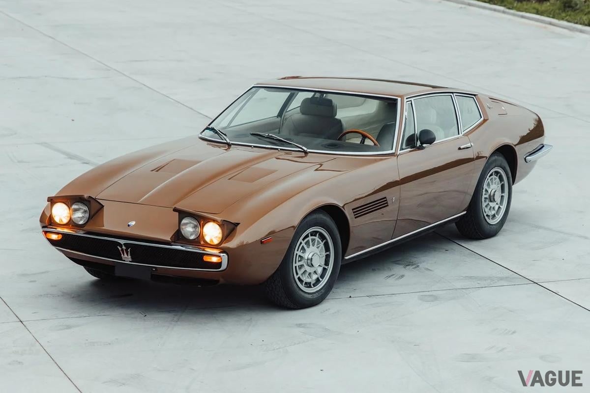 オークションに出品予定の1969年式マセラティ「ギブリ4.7クーペ」(c)BROAD ARROW Auctions