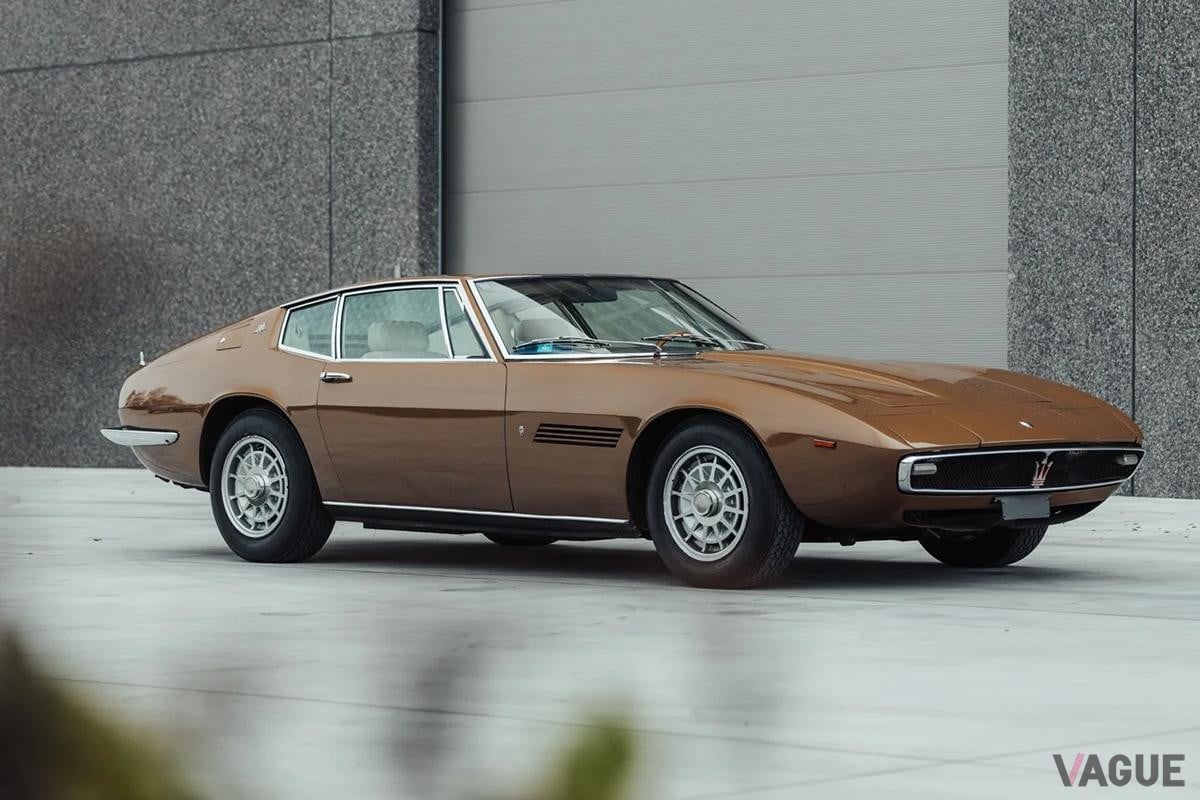 オークションに出品予定の1969年式マセラティ「ギブリ4.7クーペ」(c)BROAD ARROW Auctions