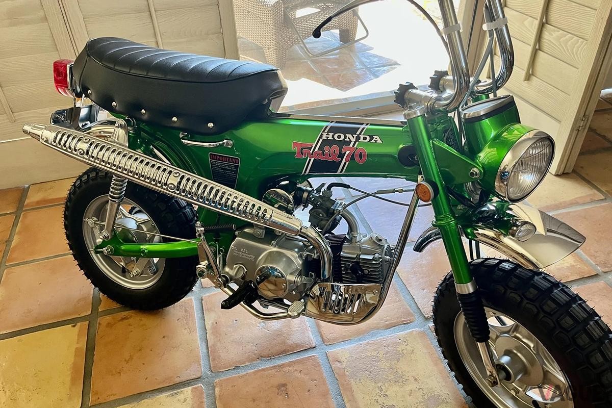 米国オークションに出品され高値落札された1970年式ホンダ「CT70トレイル」