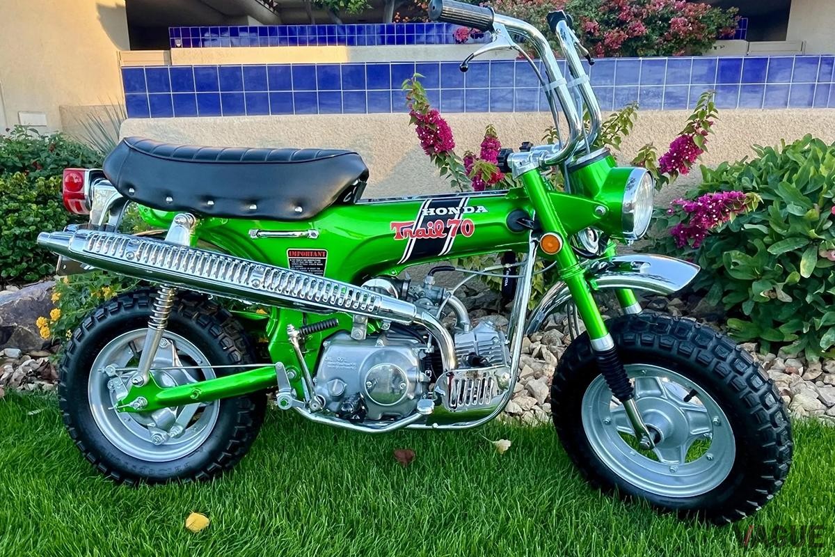 米国オークションに出品され高値落札された1970年式ホンダ「CT70トレイル」