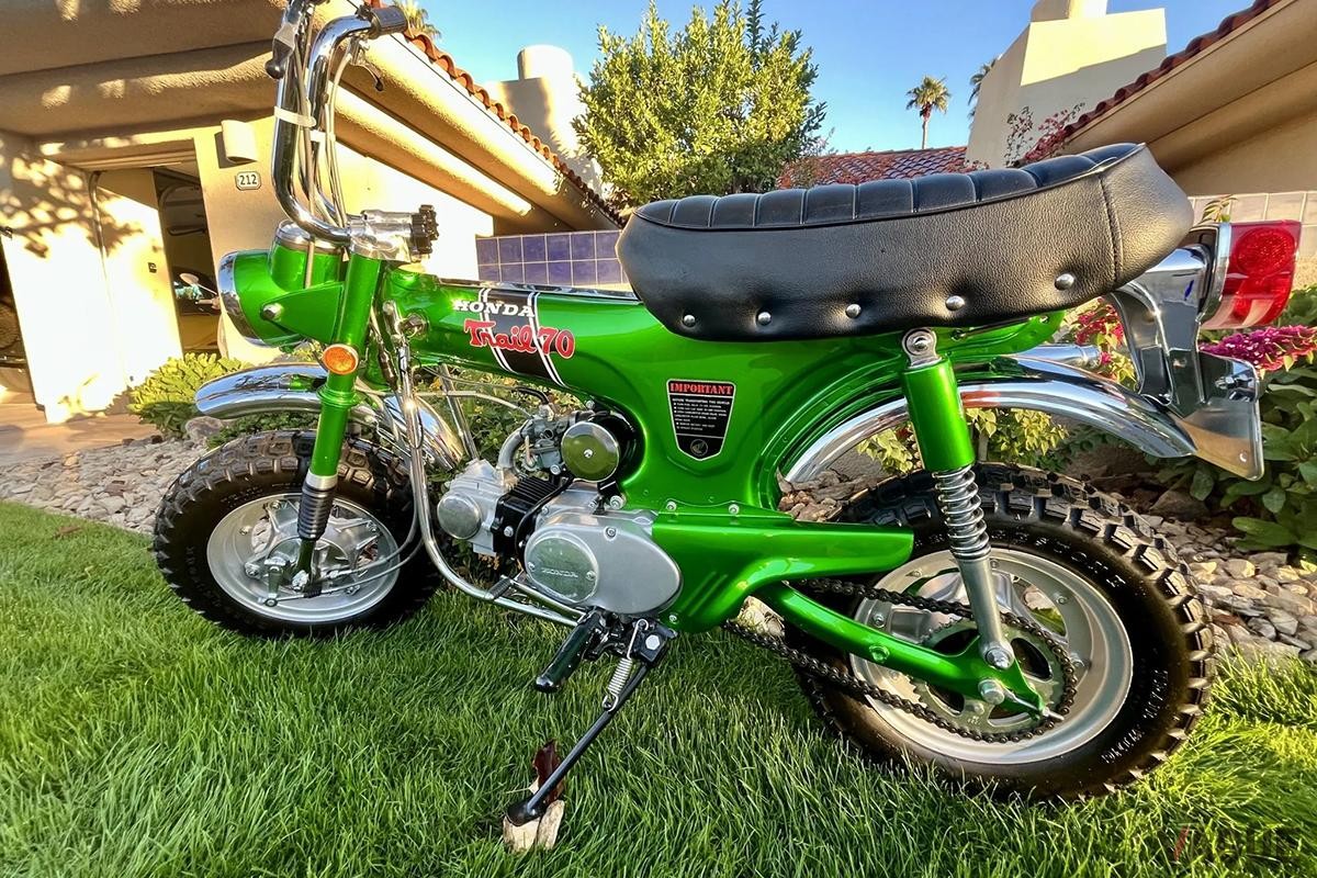 米国オークションに出品され高値落札された1970年式ホンダ「CT70トレイル」