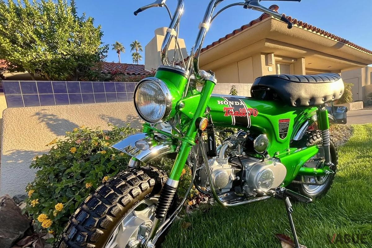 米国オークションに出品され高値落札された1970年式ホンダ「CT70トレイル」