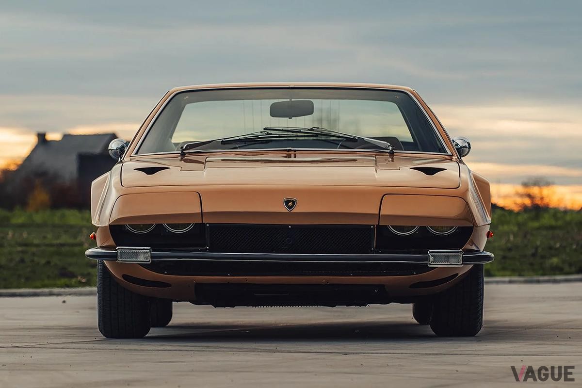 オークションに出品された1972年式ランボルギーニ「ハラマ400GT」(c)BROAD ARROW Auctions