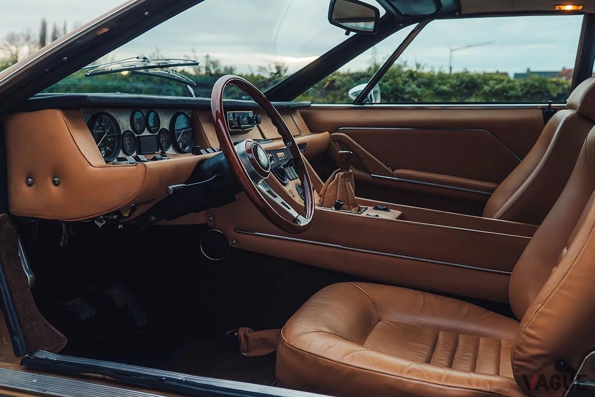 オークションに出品された1972年式ランボルギーニ「ハラマ400GT」(c)BROAD ARROW Auctions