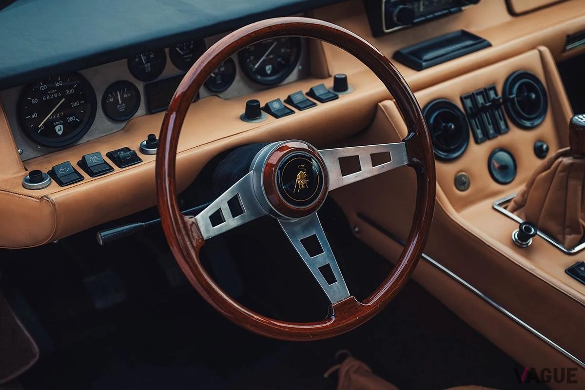 オークションに出品された1972年式ランボルギーニ「ハラマ400GT」(c)BROAD ARROW Auctions