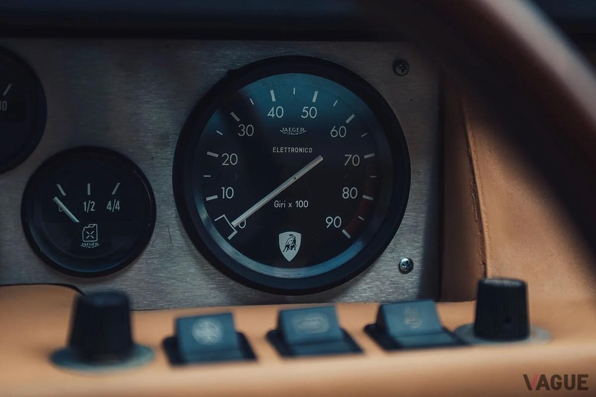 オークションに出品された1972年式ランボルギーニ「ハラマ400GT」(c)BROAD ARROW Auctions