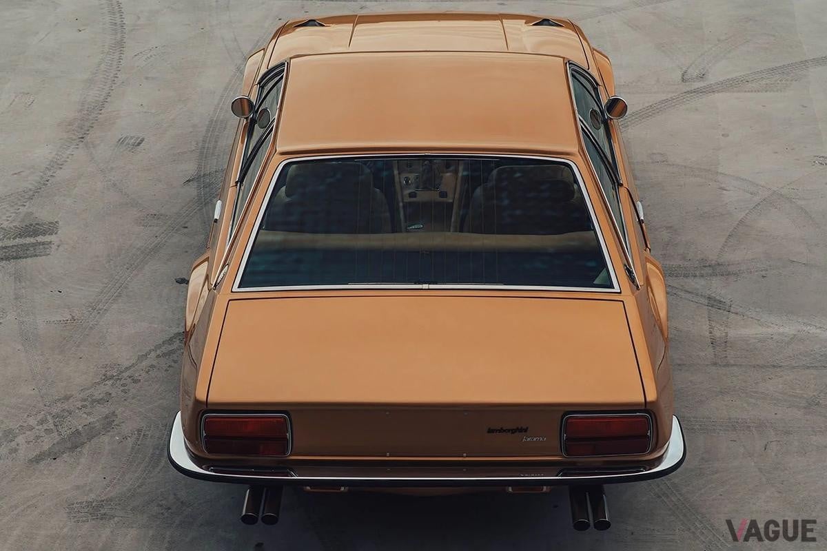 オークションに出品された1972年式ランボルギーニ「ハラマ400GT」(c)BROAD ARROW Auctions