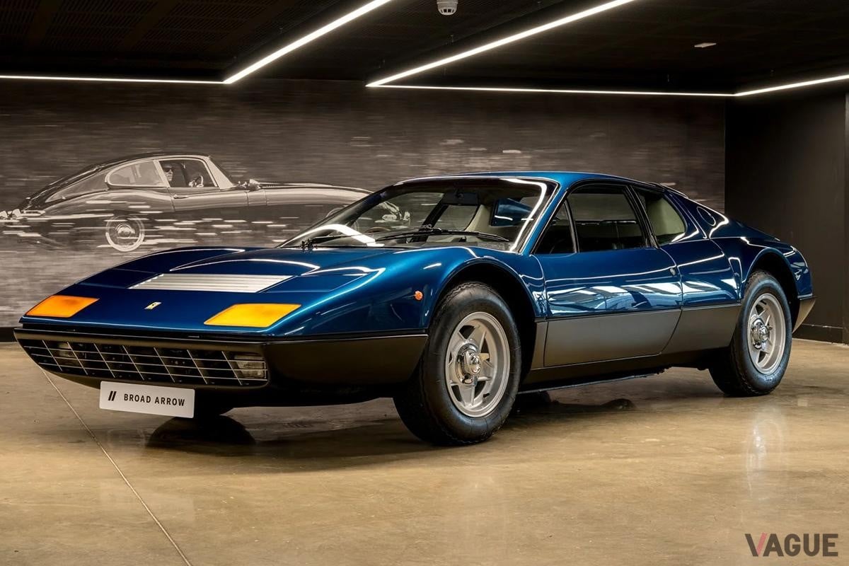 オークションに出品予定の1974年式フェラーリ「365GT4BB」(c)BROAD ARROW Auctions