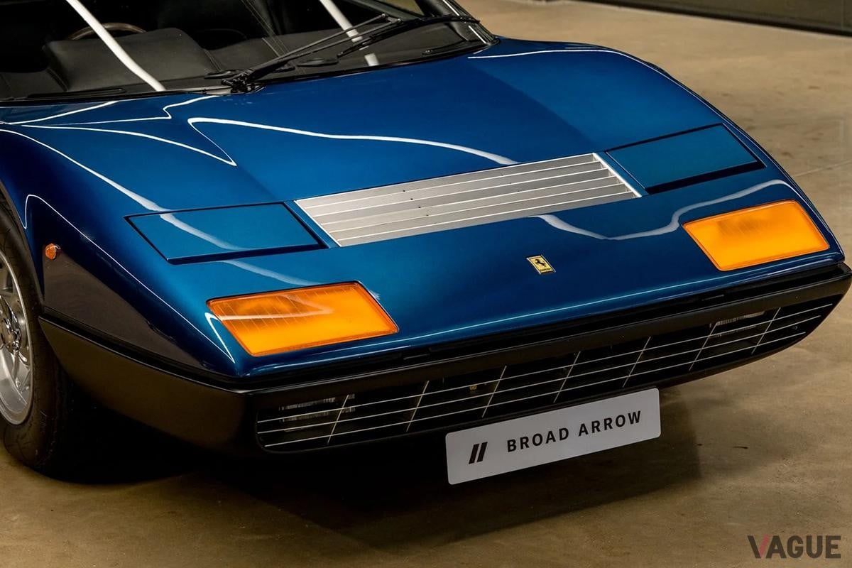 オークションに出品予定の1974年式フェラーリ「365GT4BB」(c)BROAD ARROW Auctions