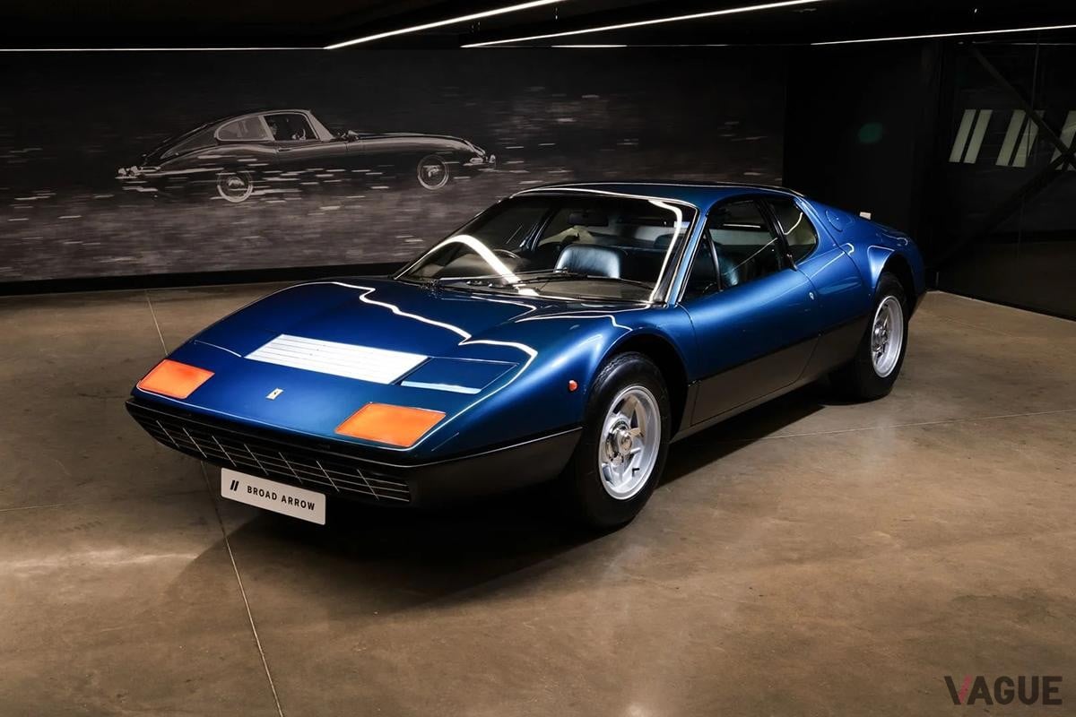 オークションに出品予定の1974年式フェラーリ「365GT4BB」(c)BROAD ARROW Auctions