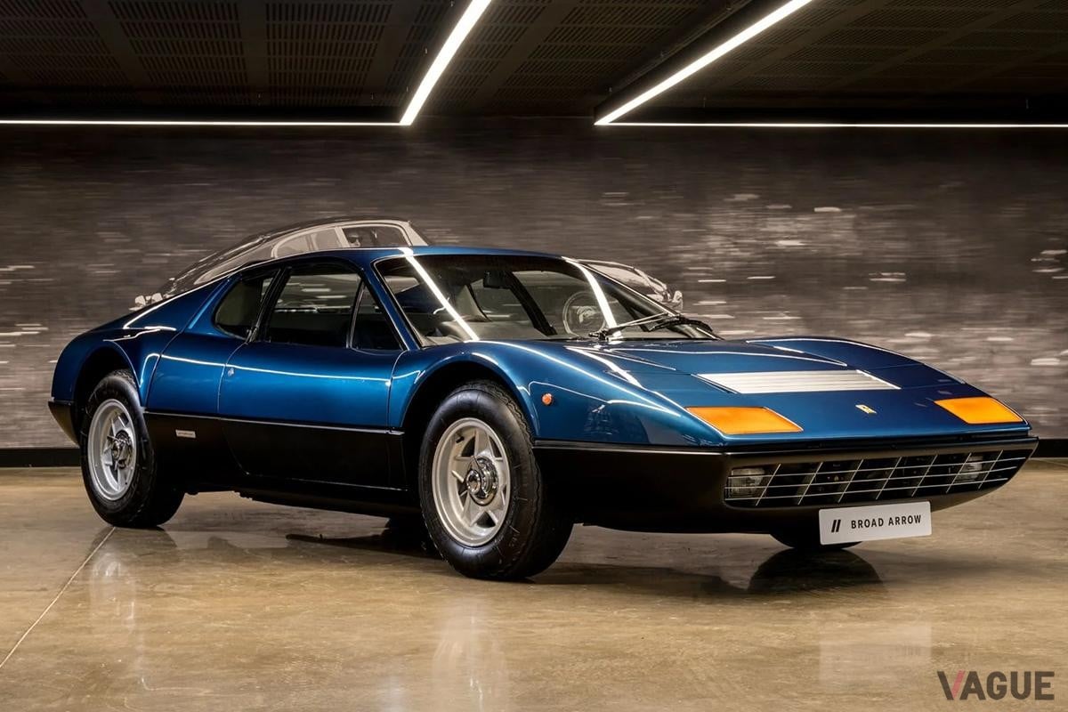 オークションに出品予定の1974年式フェラーリ「365GT4BB」(c)BROAD ARROW Auctions