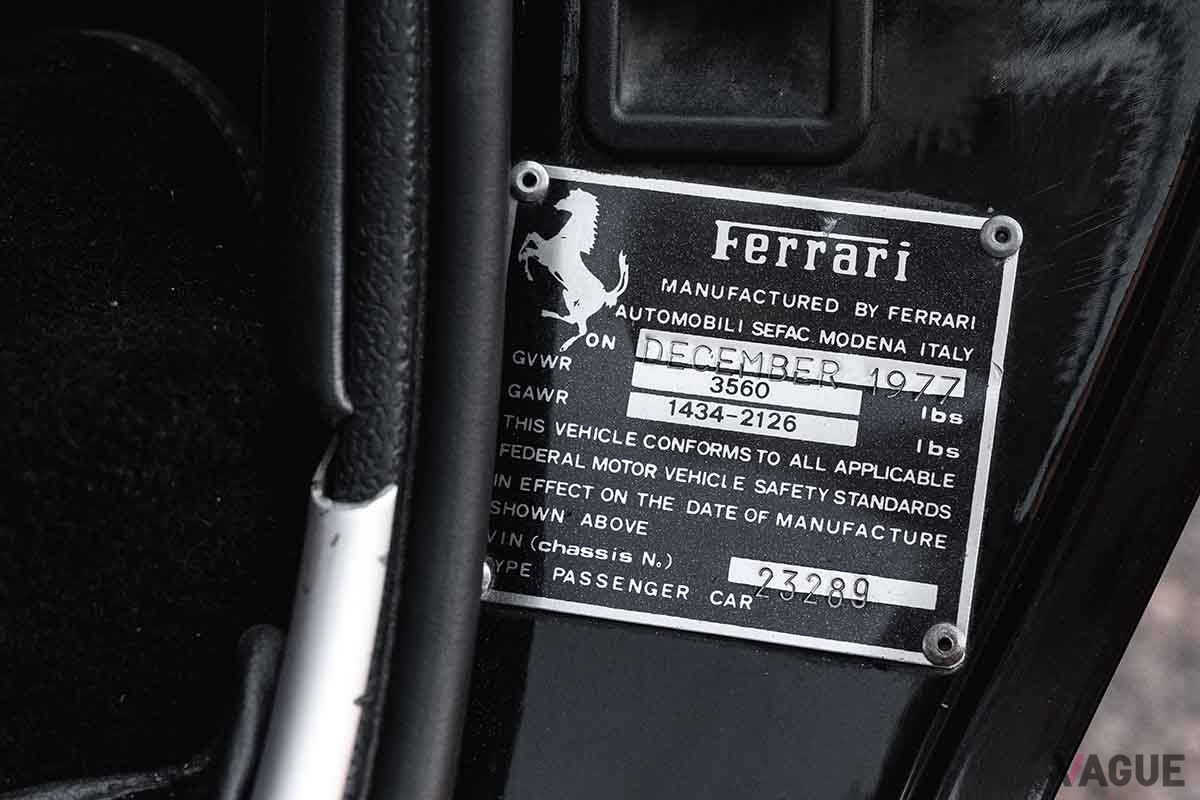 オークションに出品される予定の1977年式フェラーリ「308GTB」Patricｋ Ernzen(c)2025 Courtesy of RM Sotheby's