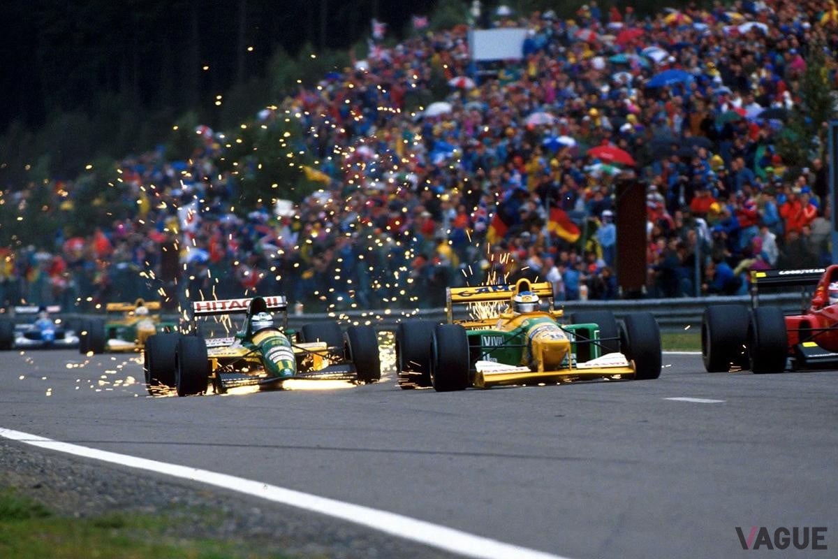 往年の「ベネトンB192」(c)BROAD ARROW Auctions