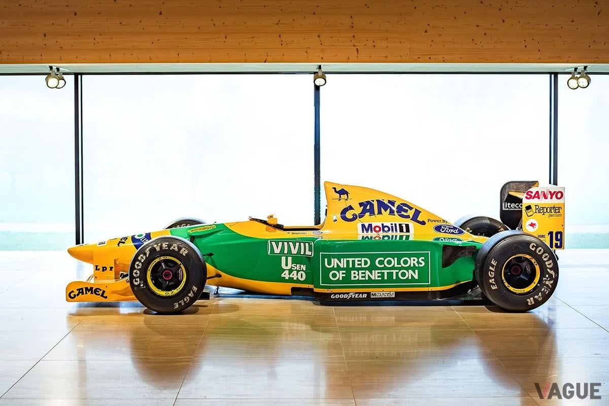 オンラインオークションに出品される予定の1992年式「ベネトンB192」(c)BROAD ARROW Auctions