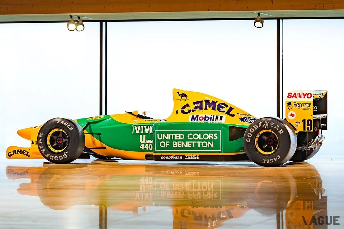 オンラインオークションに出品される予定の1992年式「ベネトンB192」(c)BROAD ARROW Auctions