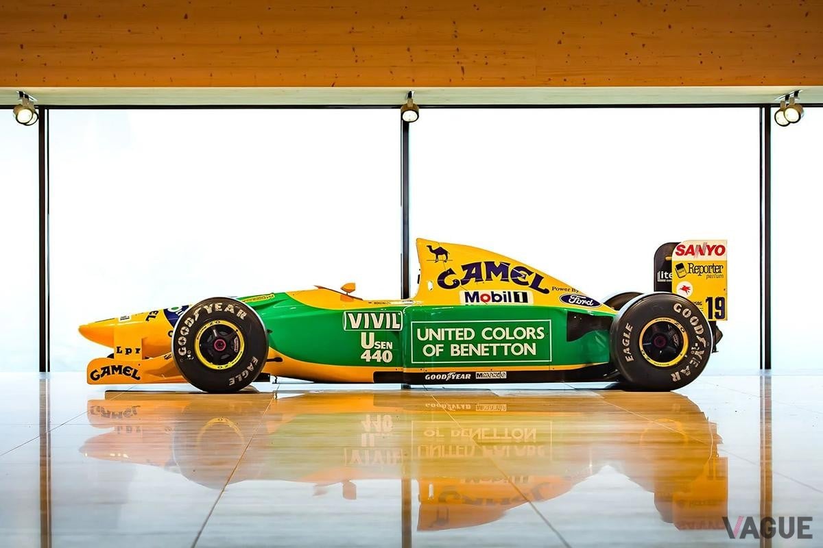 オンラインオークションに出品される予定の1992年式「ベネトンB192」(c)BROAD ARROW Auctions