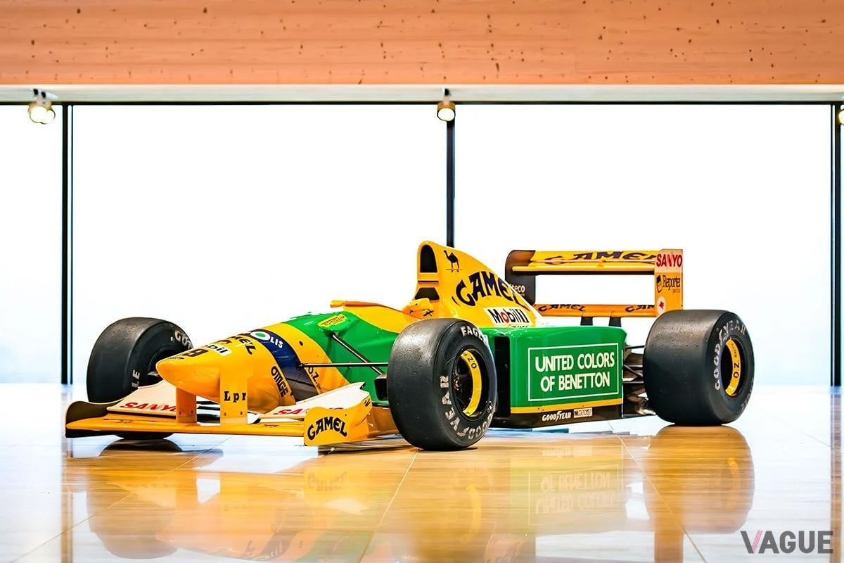 オンラインオークションに出品される予定の1992年式「ベネトンB192」(c)BROAD ARROW Auctions