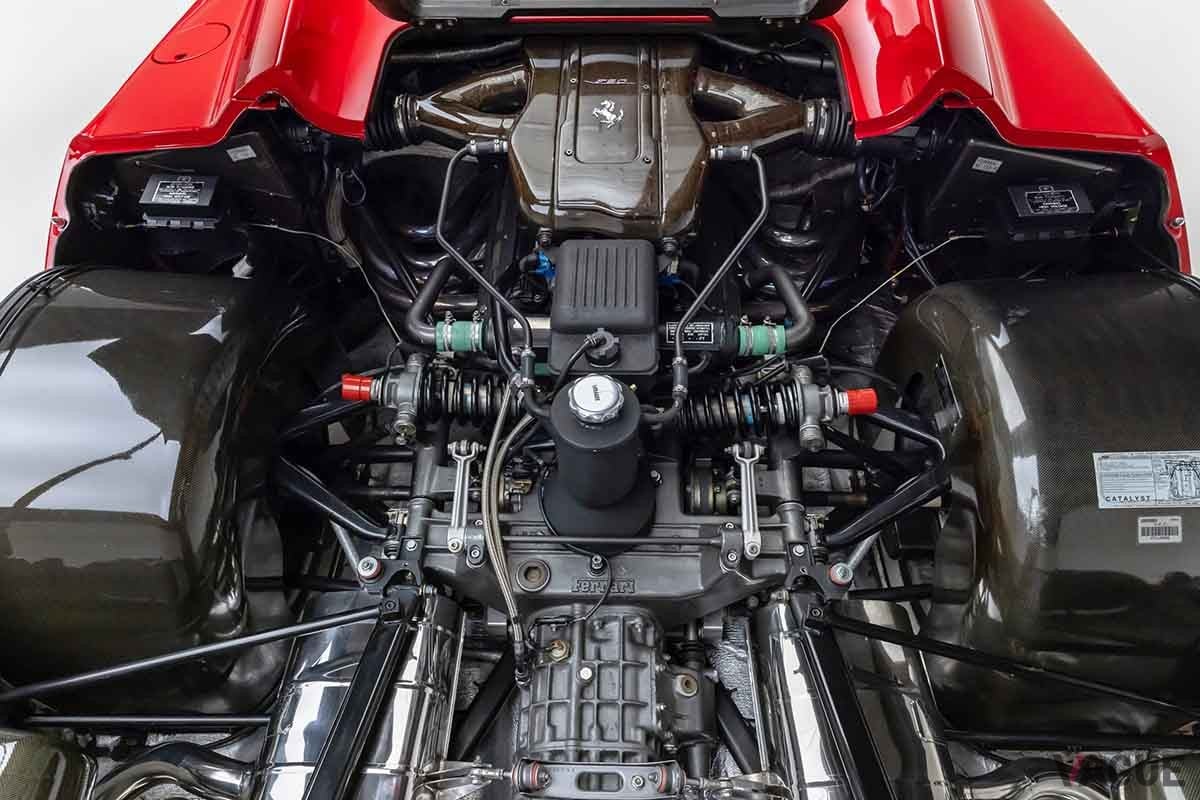 オークションに出品され高値で落札された1995年式フェラーリ「F50」ted7.com(c)2025 Courtesy of RM Sotheby's