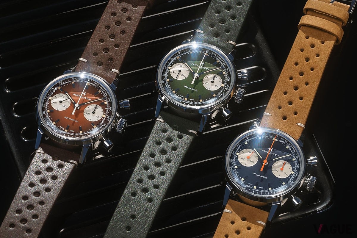 それぞれに個性を放つ3つのカラーバリエーション。ヌバックレザーのカラフルな彩りにも注目したい