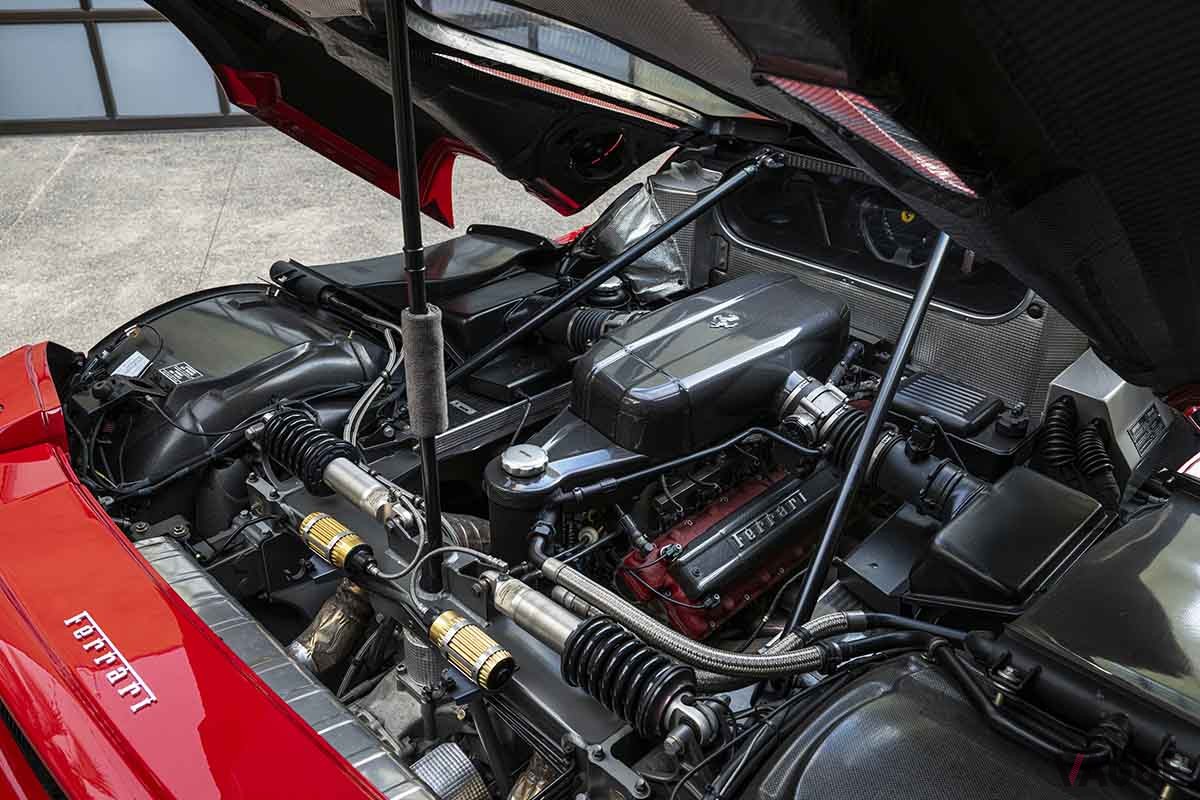 オークションに出品予定の2003年式フェラーリ「エンツォ」Robin Adams(c)2025 Courtesy of RM　Sotheby's