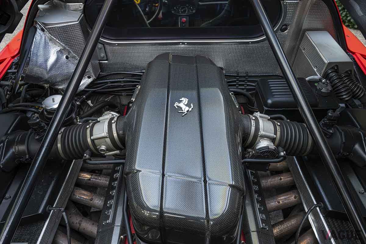 オークションに出品予定の2003年式フェラーリ「エンツォ」Robin Adams(c)2025 Courtesy of RM　Sotheby's