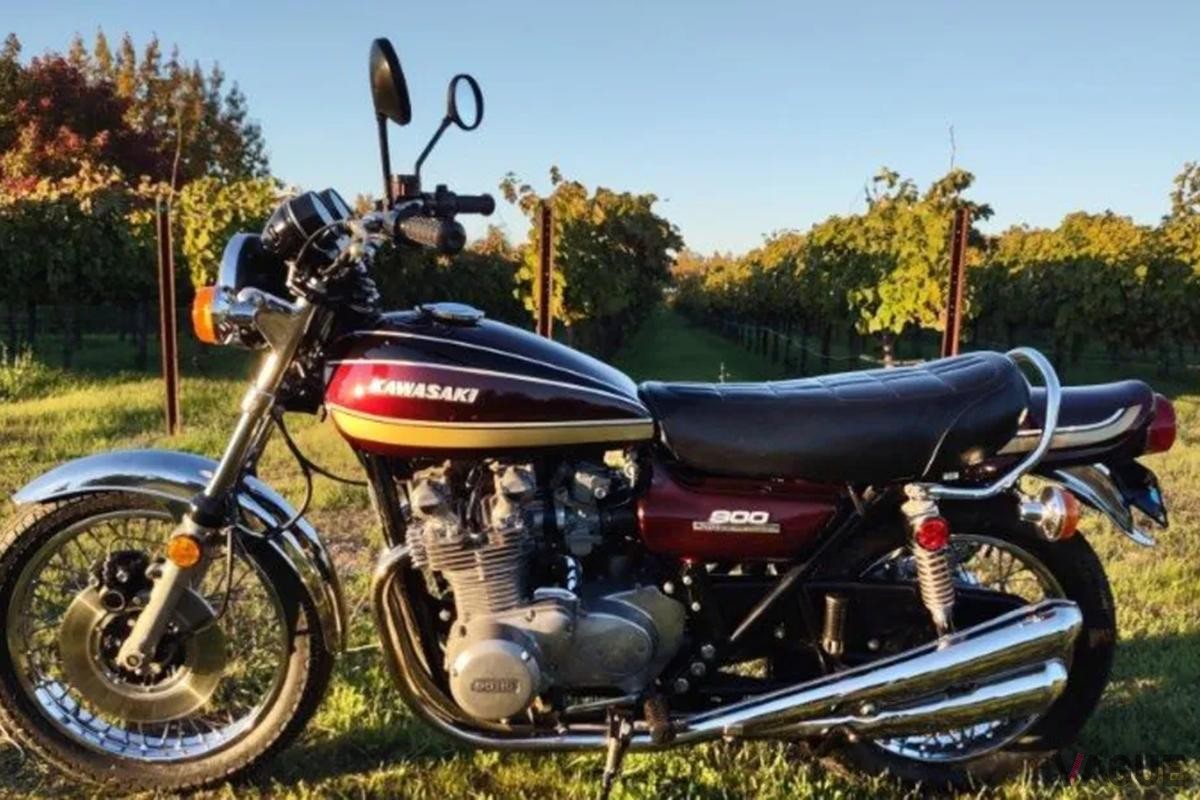 米国オークションに出品、落札された1975年式カワサキ「Z1 900」
