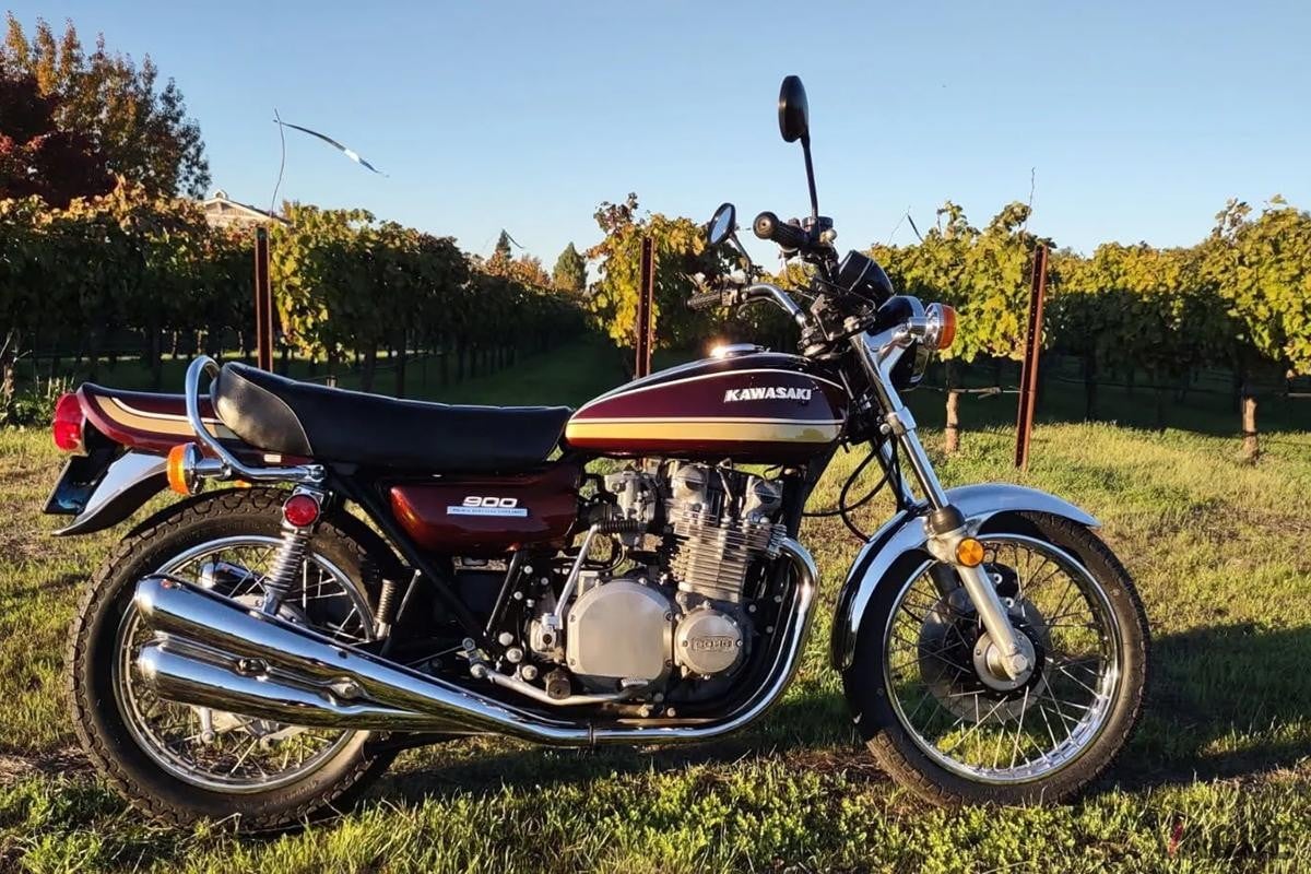 米国オークションに出品、落札された1975年式カワサキ「Z1 900」