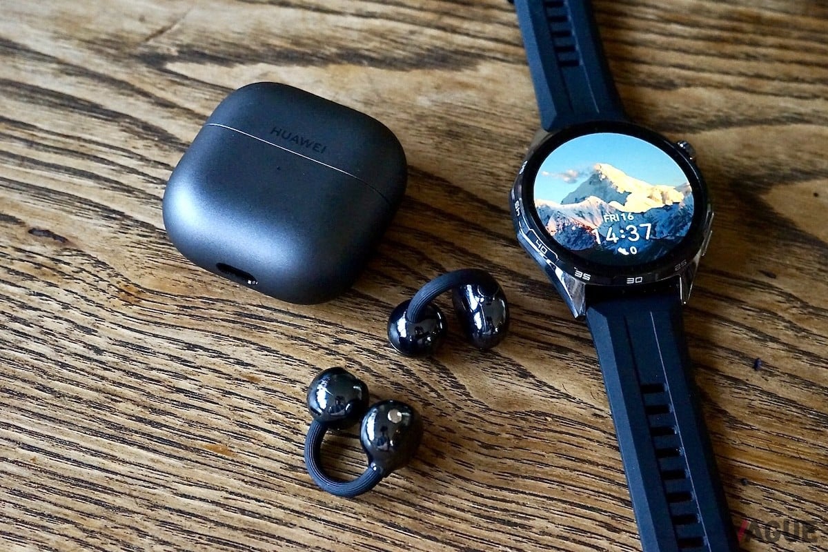 今回、レース前から日々のランニングをサポートしてくれた「HUAWEI WATCH GT 6」（3万3880円／税込）と「HUAWEI FreeClip 2」（27,280円／税込）。