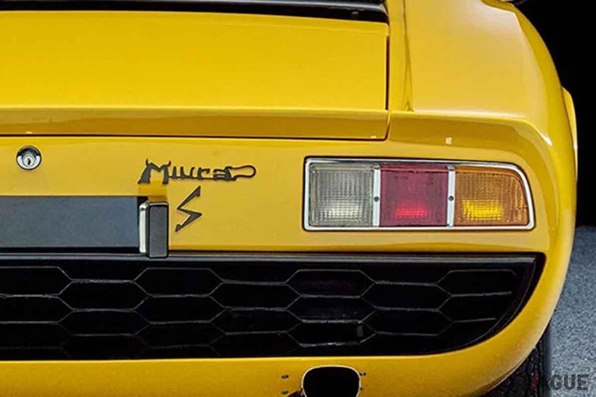 2026年1月にオンラインで開催されるオークションに出品される予定の1971年式ランボルギーニ「ミウラP400S」(c)BROAD ARROW Auctions