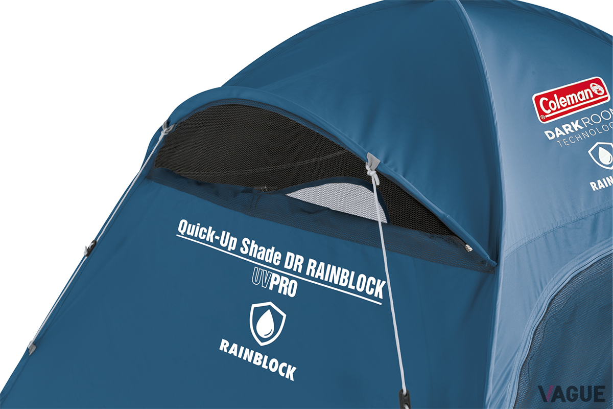 上部にベンチレーションを搭載、暑さを逃がし通気性も抜群