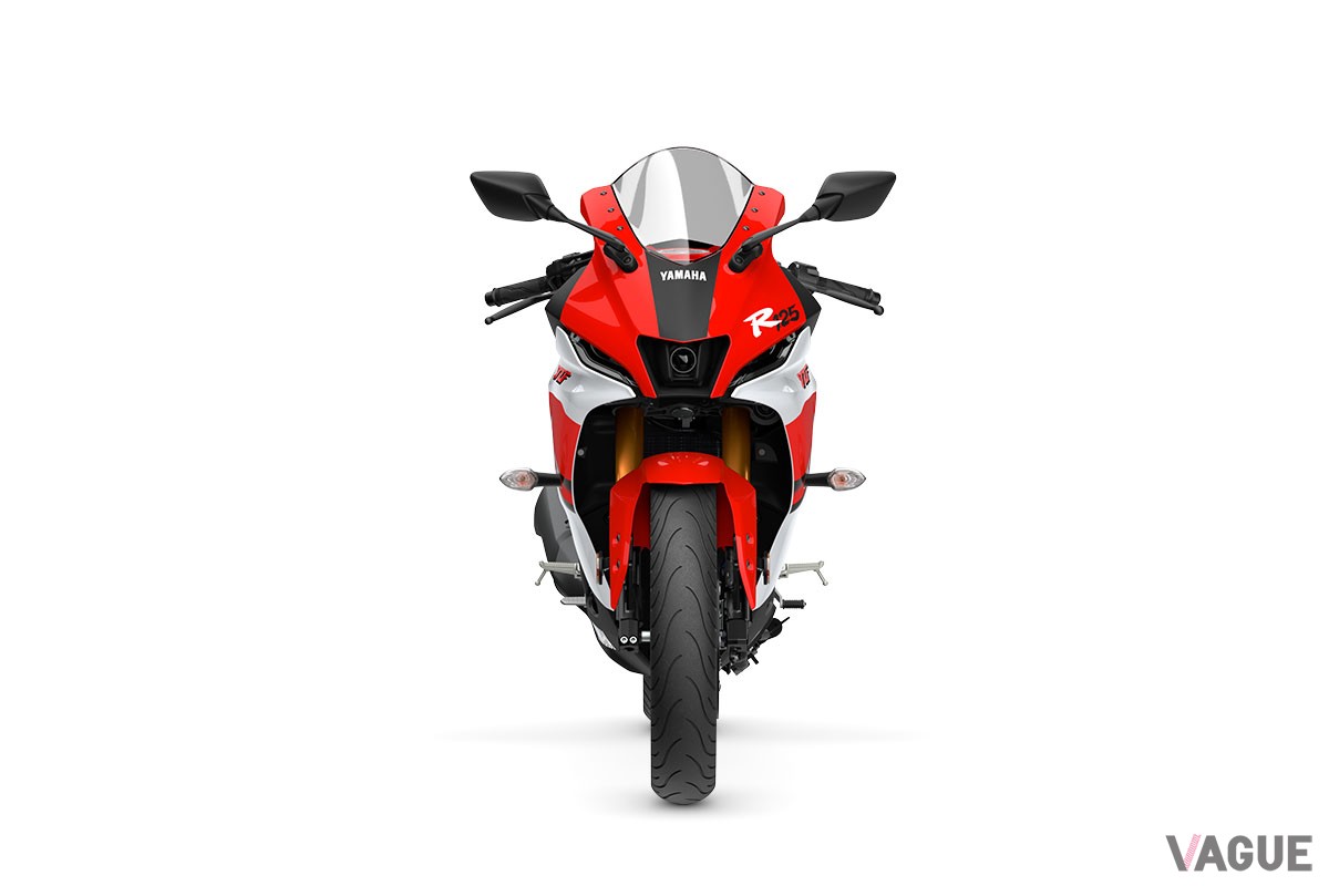 ヤマハ創立70周年の記念カラーをまとった「YZF-R125」