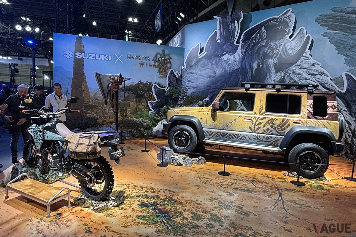 モンスターハンターワイルズとコラボしたスズキ「DR-Z4S」