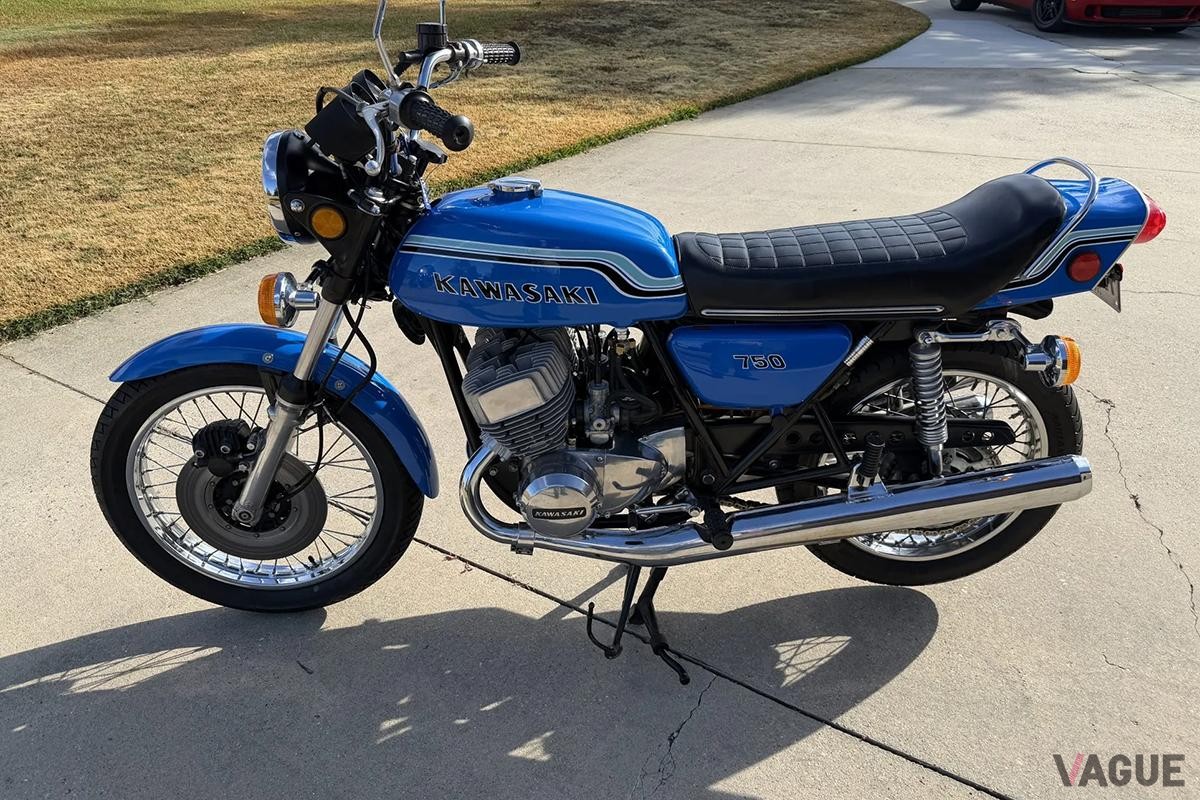 米国オンラインオークションに出品され落札された1972年式カワサキ「H2マッハIV」