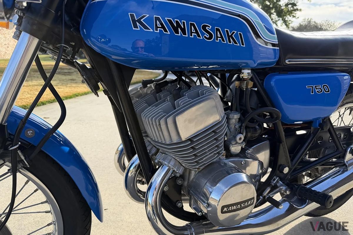 米国オンラインオークションに出品され落札された1972年式カワサキ「H2マッハIV」