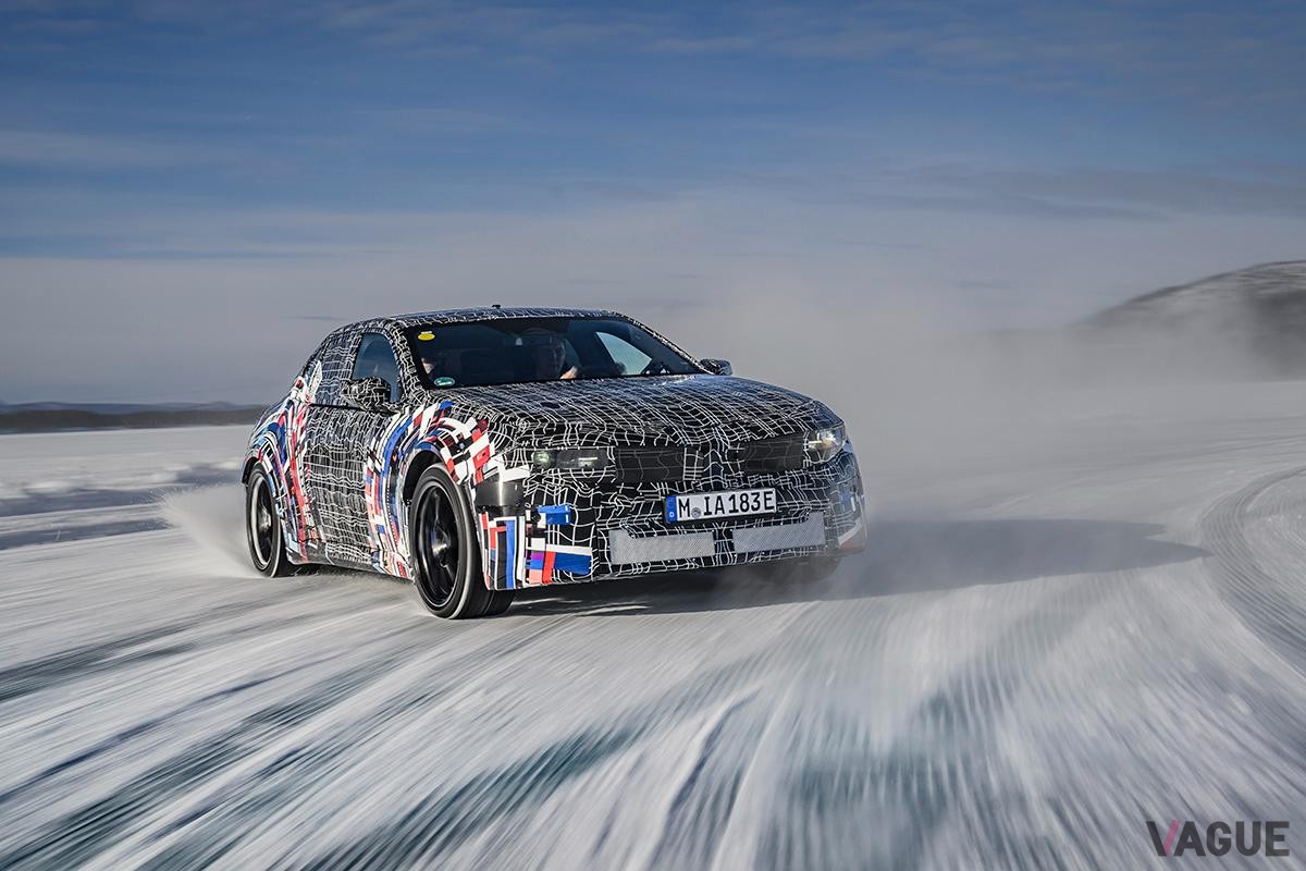 冬路面テストの様子が公開されたBMW新型「Mノイエクラッセ」
